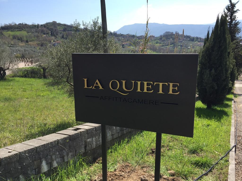 Hotel La Quiete Anagni Exterior foto